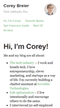 Mobile Screenshot of coreybreier.com